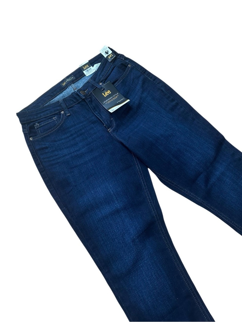 Lee Women’s Jeans Reg Fit Straight Leg Mid Rise Size 12 Long NWT